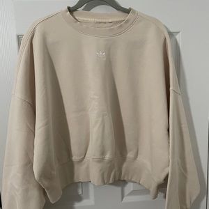 Beige/Crème Adidas Sweater Oversized